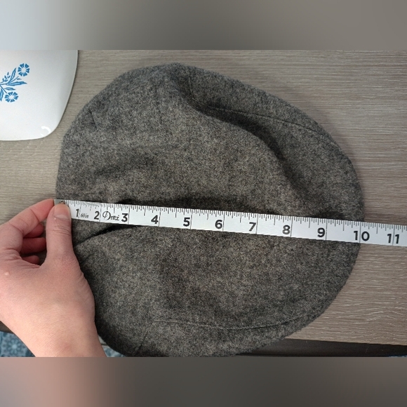 Vintage Dobbs Fifth Avenue Felted Wool Newsboy Cap Gray Mens 7 Cabbie Hat - Picture 13 of 14